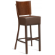 Wine Dark Walnut Bar Stool